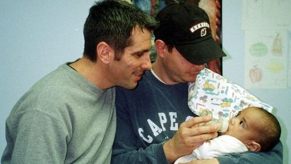 Gay couple adopt a baby they found in NYC subway