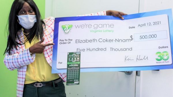 Lottery ticket leads woman to half million prize
