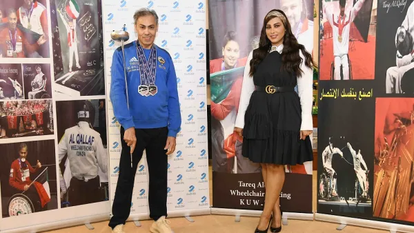 Burgan Bank Supports World Champion Wheelchair Fencing Titleholder, Tareq Al-Qallaf for the 7th year in a Row	