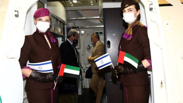 Etihad Airways First Scheduled Flight From Abu Dhabi Lands In Israel