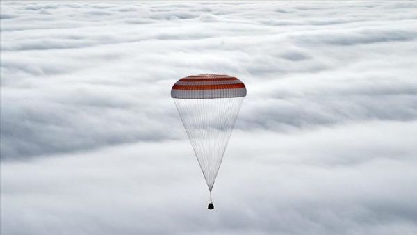 3 space station astronauts return to Earth