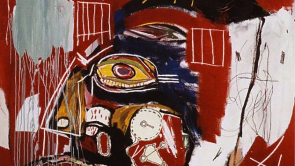 "In This Case," a rare painting by Jean-Michel Basquiat 
