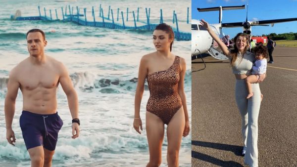 Family Reunion! Hande Erçel's Sister Gamze Erçel and Niece Touchdown in Maldives.. & New Update of HanKer!