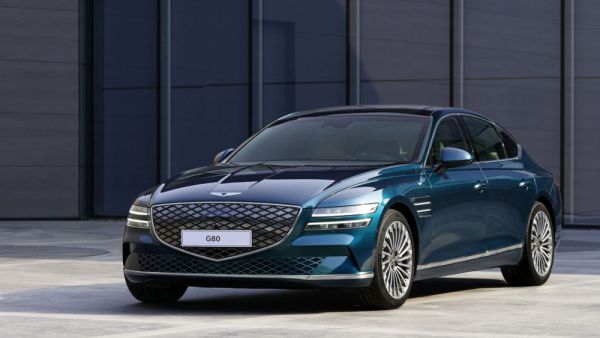 Electrified G80 السيارة الكهربائية الأولى لدى علامة جينيسيس تظهر في معرض شنغهاي 