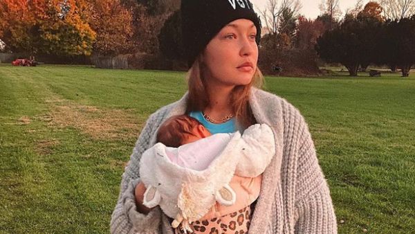 Gigi gave birth to Khai back in September