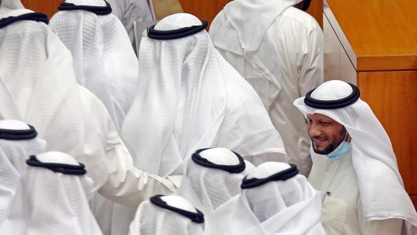 A scene in the Kuwaiti Parliament