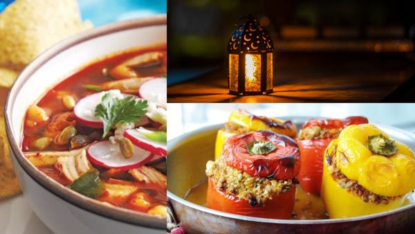 أطباق رمضانية: يخنة الدجاج و طبق الفلفل المحشو بالخضار والكينوا