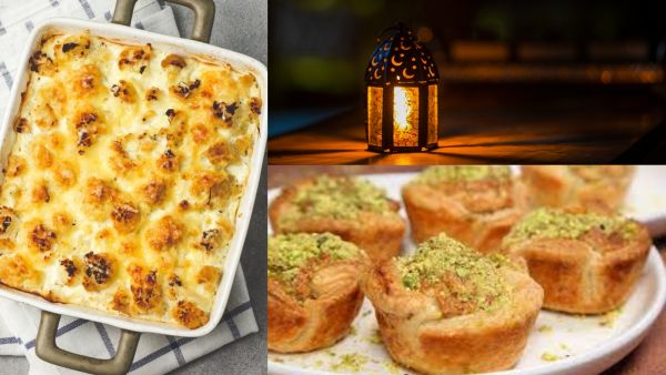 أطباق رمضانية: دجاج بالبشاميل وحلوى أكواب البسبوسة الشهية