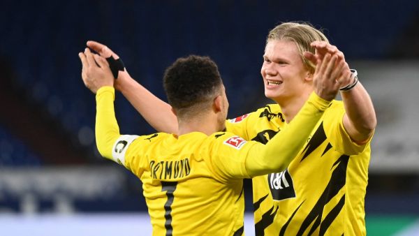 Jadon Sancho and Erling Haaland (Photo: AFP)