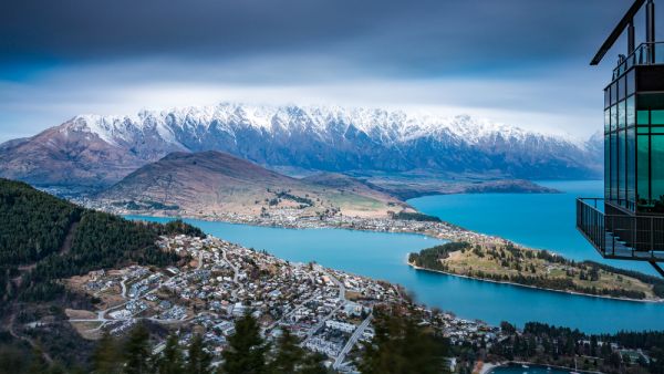 Iconic View of Queenstown from the Skyline