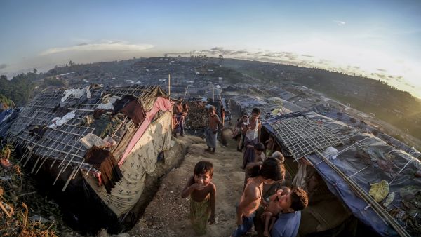 bout 600k ethnic Rohingya escaped to Bangladesh due to cruelty in Myanmar.