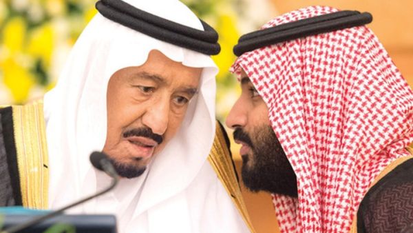 الملك سلمان بن عبد العزيز وولي العهد محمد بن سلمان