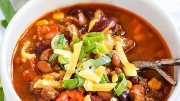 الشوربة المكسيكية بالفلفل الحار