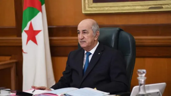 الرئيس الجزائري، عبد المجيد تبون