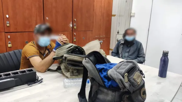 صورة الأردنيين اللذين اجتازا الحدود وحاولا تنفيذ عملية طعن في جلبوع