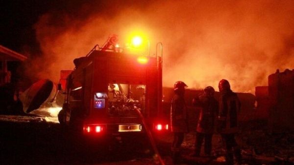  مكان الحريق