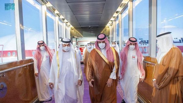 ابن سلمان يستقبل ولي عهد ابو ظبي في جدة