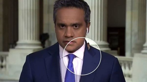 داهم صرصور احد مراسلي قناة الـ CNN الاميركية اثناء قيامه بنقل خبر