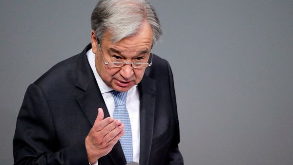 الأمين العام للأمم المتحدة أنطونيو غوتيريش