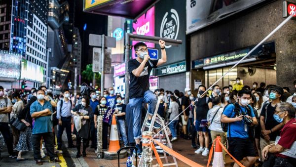 Jailed Hong Kong pro-democracy activist Joshua Wong