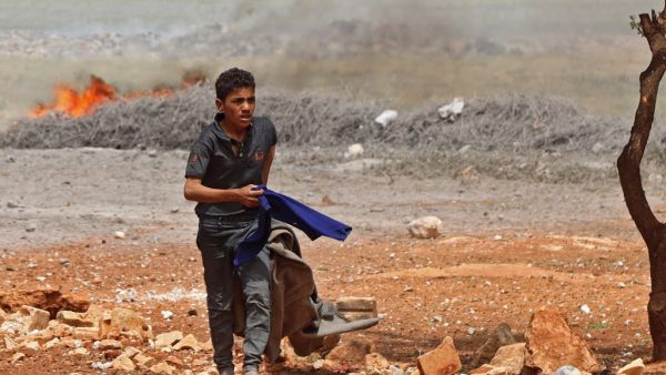 Israeli Helicopter continues second round of attacks in Syria