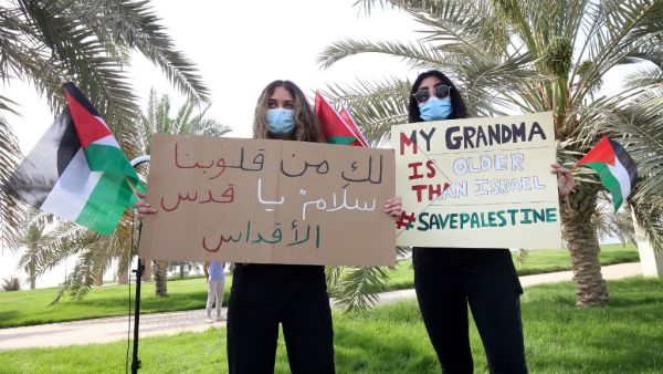 Authorities in Kuwait announced a ban on unlicensed rallies that is supporting Palestine.
