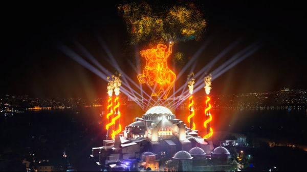 The 568th anniversary of Istanbul's conquest was marked with special visual events organised by the Presidency's Directorate of Communications in cooperation with the Ministry of Culture and Tourism at symbolic locations across the city.