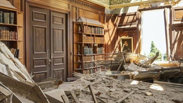 Beirut’s Sursock Museum following the blast on August 4th 