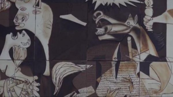  Spanish confectioners recreate Picasso's 'Guernica' in chocolate