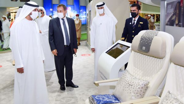 Emirates Welcomes His Highness Sheikh Ahmed Bin Saeed Al Maktoum To Its Atm Stand