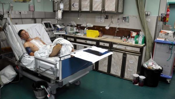 مصاب من قطاع غزة