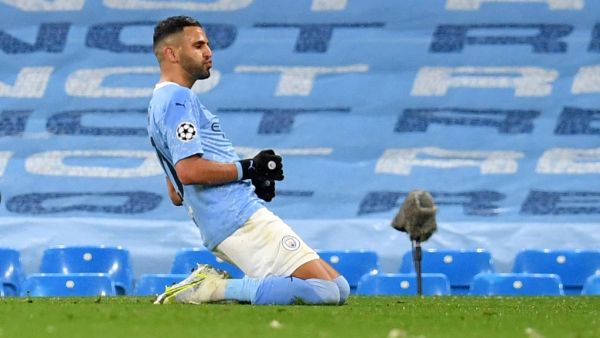  The Algeria international has said that his target is to finish his career at the Etihad Stadium after winning a third Premier League title (Photo: AFP)