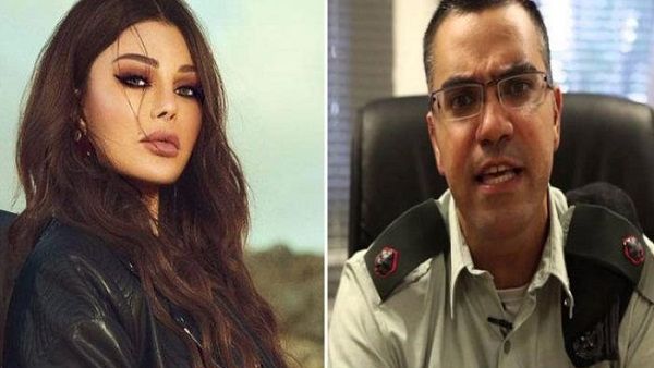 هيفاء وهبي تستفز أفيخاي أدرعي و هذا هو رده...