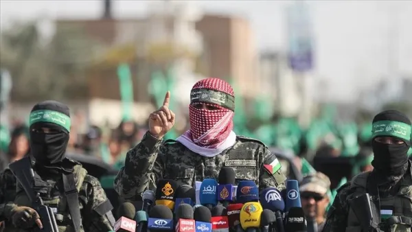 مقاتلون من كتائب عز الدين القسام