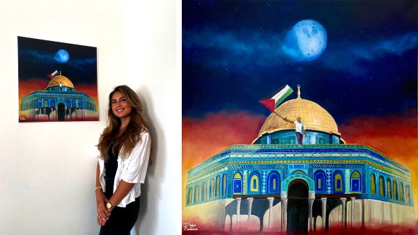  "My main purpose as an artist is to bring awareness to certain issues in different parts of the world, particularly in the Middle East. "