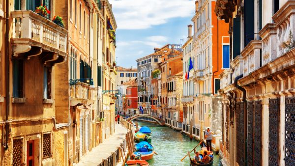 Venice is a popular tourist destination of Europe