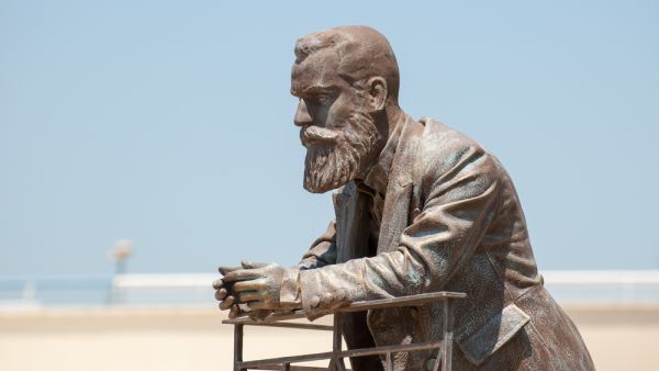 The Theodor Herzl monument in Mini Israel 
