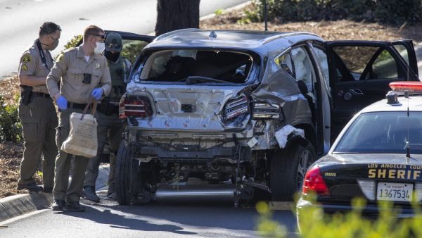 It remains unclear whether Woods can expect to regain full mobility or strength in his leg (Photo: AFP)
