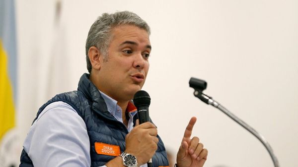 الرئيس الكولومبي إيفان دوكي