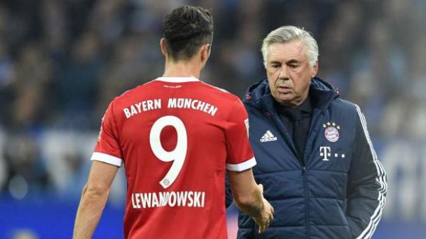 صورة أرشيفية لأنشيلوتي وليفاندوفسكي