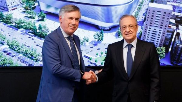 بيريز يعتمد على أنشيلوتي لانتشال الفريق وإعادته لمنصات التتويج