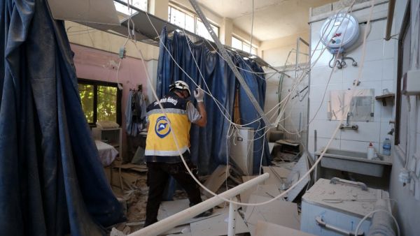 More than a dozen people killed in Afrin missile attack.