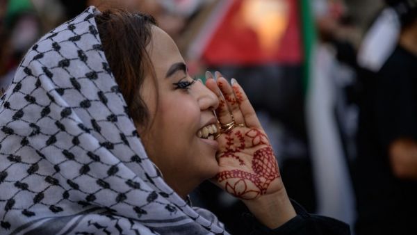 solving the Israeli-Palestinian conflict is “a very clear message from the international community