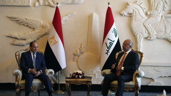 Sisi’s visit to hold tripartite summit with Iraqi and Jordanian presidents.