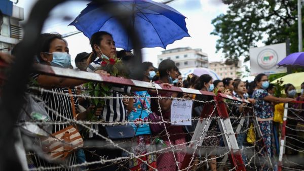 Myanmar junta frees hundreds of people in Yangon.