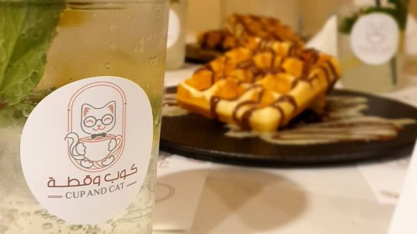 A sneak peak into our purrr-fect waffle 