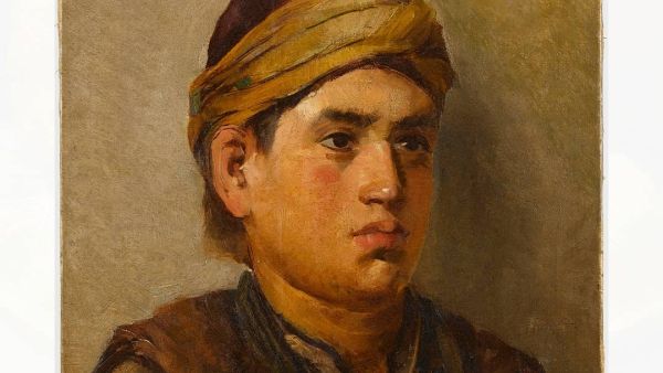 Osman Hamdi Bey (1842-1910), Zeybek Portresi⁣ Naile Hanım Portresi SSM Resim Koleksiyonu