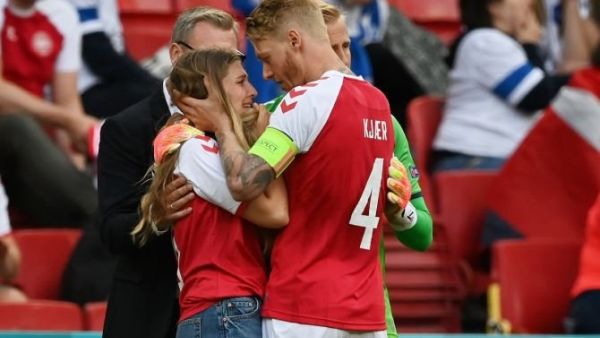 Sabrina Kvist Jensen, girlfriend of Denmark's Christian Eriksen