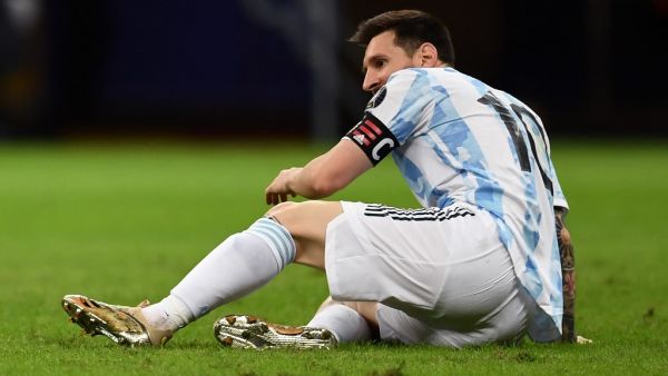 The six-time Ballon d'Or winner has played every minute of his country's Copa America campaign so far, with his manager reluctant to rest him (Photo: AFP)