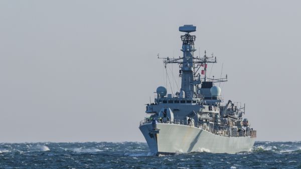 Russian military 'fires warning shots at British Navy Ship